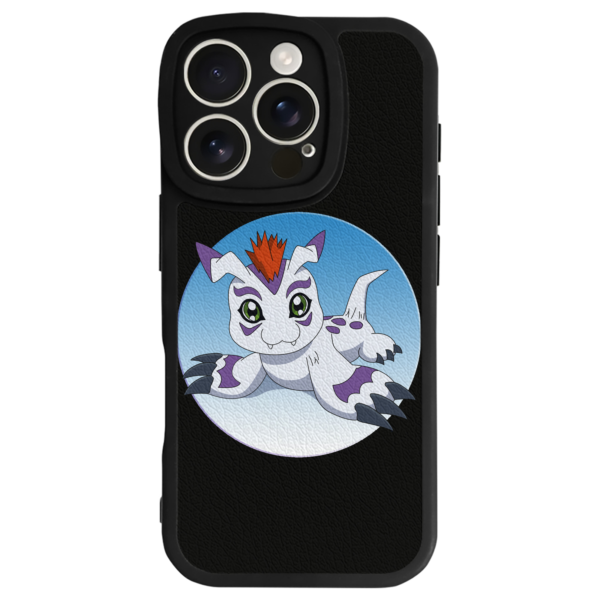 （画像用） Digimon デジタルモンスター/デジモン 【iPhone 16シリーズ対応】シリコンスマホケース（レザー調） 材質：シリコン